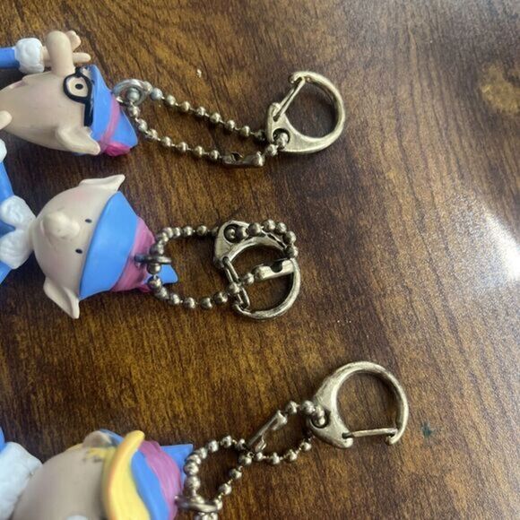 Memory Lane Lot of  3 Elf  Island Of Misfit Toy's Keychain Hermey‎ Christmas - Picture 3 of 9
